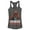 Charcoal, variant on Junior's Marvel Deadpool No One Cares  Racerback Tank Top Indigo X Small