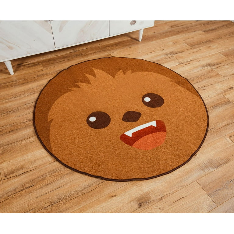 Star Wars: The Mandalorian Helmet Round Area Rug 52 Inches