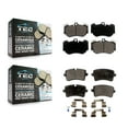 thumbnail image 1 of TEC Front Rear Ceramic Brake Pads Kit for Car 2013-2015 Audi RS5 with Composite Brakes KTC-100607, 1 of 10