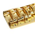 thumbnail image 2 of 5 String Bass Bridge Adjustable Saddle Zinc Alloy Exquisite Retro Electric Bass Guitar Bridge Gold, 2 of 4