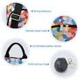 thumbnail image 7 of FORMRS Women's Travel Backpack Purse Anti-Theft Hidden Pockets Casual Shoulder Bag, Yellow Colorful Circles, 7 of 7