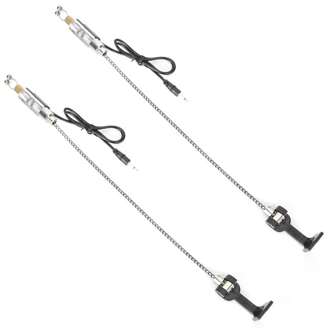 Alarmas de picadura de pesca, 2 piezas Alarmas de picadura de pesca Receptor de pesca con caña de mar Alarmas de pesca multifuncionales