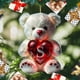thumbnail image 3 of Letra Acrílica S Cgtredaw Adornos Oso Corazón Peluche para Navidad, 3 of 9