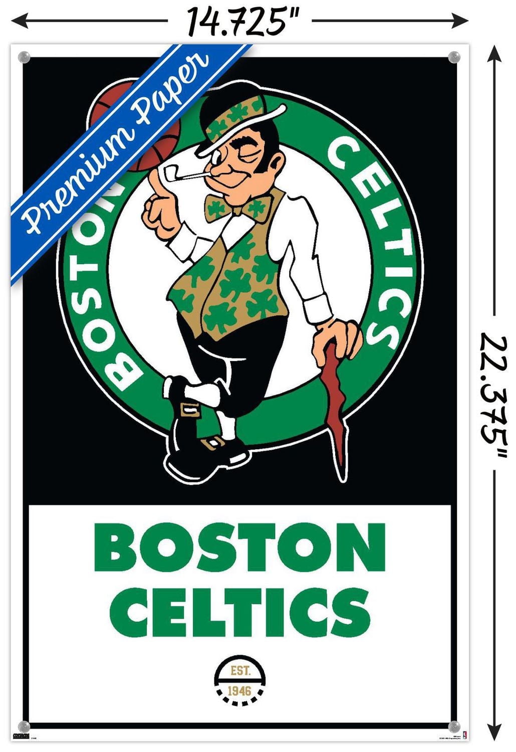NBA Boston Celtics - Logo 21 Wall Poster