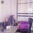 thumbnail image 4 of Luxtrada Crystal Beaded Curtain Tassel Curtain - Partition Door Curtain Beaded String Curtain Door Screen Panel Home Decor Divider Crystal Tassel Screen 100CMX200CM, 4 of 5