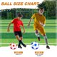 thumbnail image 3 of Balones de fútbol Sotiff, 24 unidades, tamaño 4, coloridos, con bombas, 3 of 7