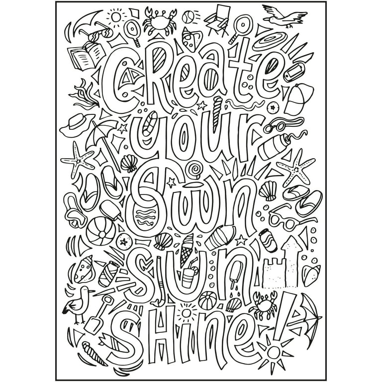 Cra-Z-Art: Timeless Creations Follow Your Dreams Coloring Book, 64 Pages  (Paperback) 