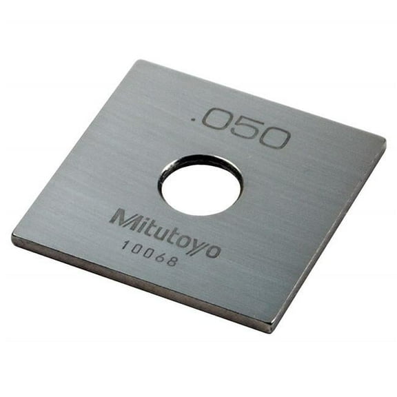 Mitutoyo Gage Block,Square,Steel,0.050 In,ASME 0 614105-531