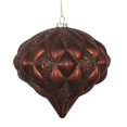 thumbnail image 1 of Copper Matte-Glitter Diamond Ornament, 5.7 in., 1 of 1