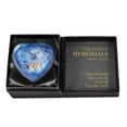 thumbnail image 4 of Urnas de Cremación Trupoint Memorials Pequeña Urna Azul con Paloma y Corazón, 4 of 7