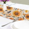 thumbnail image 4 of Yayeee Table Runner 70 inches Long Home Kitchen Dinning Party Decoration, Watercolor Sunflowers and Leaves, 4 of 7