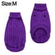 thumbnail image 2 of Suministros para mascotas Ropa para perros Suéter sólido para perros Ropa para perros Otoño e invierno, 2 of 6