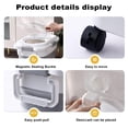 thumbnail image 3 of 2pack 25 lbs Dog Food Storage Container,Collapsible Dog Food Container with Scoop,Pet/Dog/Cat/Bird Food/Cat litter Storage Containers to Keep Dry,Easy to Move.(Black+white), 3 of 7