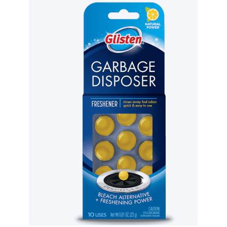 Glisten Disposer Care 10 -Count Lemon Garbage Disposal Cleaner