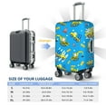 thumbnail image 6 of Easygdp Cute Car Cartoon Double-Sided Printed Elastic Suitcase Protective Cover,Invisible Zipper, Business Trip Luggage Cases,Washable And Resistant To Falling -X-Large, 6 of 9