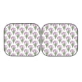 thumbnail image 7 of Balery 2 Piece Tulips Flowers Car Windshield Sun Shade|Foldable Front Windshield Shade for Car Front Window for Most Sedans SUV Truck-Medium, 7 of 7