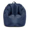 thumbnail image 2 of (4 pack) Big Joe Joey Bean Bag Chair, Smartmax, Kids/Teens, 2.5ft, Navy, 2 of 9