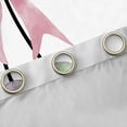 thumbnail image 4 of Feelyou Girly Pink Ribbon Black Out Curtains for Girls, Kawaii Disco Ball Cherry Curtains Pack of 2 (42x63 Each), Cute Cartoon Bedroom Curtains, Curtains and Drapes Home Decor, 4 of 6