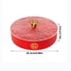 thumbnail image 3 of Fiudx Frutero de 5 Compartimentos para Aperitivos, Elegante Diseño Rojo, Versátil para Frutos Secos, Dulces y Más, Fácil de Limpiar, Compacto y Portátil, 25,3 X 25,3 X 9,5 Cm, 3 of 6