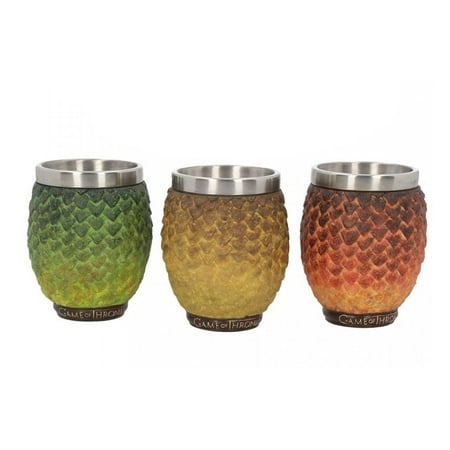 Game Of Thrones Dragon Egg Shot Glasses Set Walmart Com