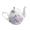 Blue Enchantress, variant on Tibvox Elegant Floral Embossed Ceramic Teapot With Gold Trim And Spacious Interior