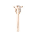 thumbnail image 3 of ANGARA Natural 0.09 Ct. Diamond Fashion Ring in 14K Rose Gold for Women (Ring Size: 3), 3 of 9