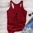 thumbnail image 4 of Boovnll Débardeurs pour Femmes, T-Shirt Sans Manches Décontracté à Col Rond Imprimé d'Été pour Femmes, Débardeur pour Femmes, Débardeurs, Débardeurs pour Femmes, 4 of 4