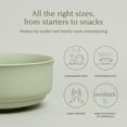 thumbnail image 2 of over&back Rim Serving Bowl - Stoneware Dishes - All-Occasion Place Settings - Perfect for Salads, Pastas, Snacks, and More - 10" x 10" x 3.7" - Semi-Matte Sage, 2 of 8
