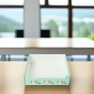 Worgeous Outdoor Cat Litter Box Travel Litter Box Foldable Disposable Cats Litter Box Trays Training Litter Box for Small Cat Pet Travel Use