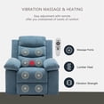 thumbnail image 4 of Power Recliner Chair With Adjustable Massage Function, Recliner Chair With Heating System For Living Room 38.1"(L) x 36.6"(W) x 40.5"(H), 4 of 9