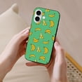 thumbnail image 4 of Compatible with Iphone 16 Case - Cute Soft Cute Banana Teal Silicone Case Compatible with Iphone 16 Phone Case for Women Men, 4 of 6