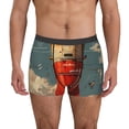 thumbnail image 1 of Balery Rusty Rocket Launch Calzoncillos bóxer para hombre, ropa interior de algodón suave y transpirable con cinturilla de nailon-XX-Large, 1 of 5