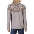 thumbnail image 2 of Ralph Lauren Women's Fair Isle Turtleneck Sweater Brown Size X-Small, 2 of 2
