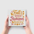 thumbnail image 4 of Zomyto 5x5 In Rustic Thankful Decor Wooden Box Sign Decor Desk Fall Breeze Autumn Leaves Wood Sign, 4 of 7