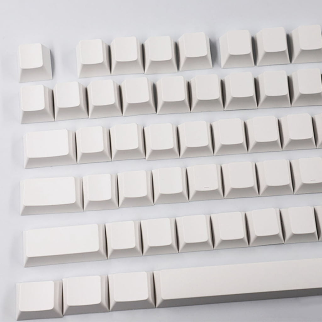 WINDLAND PBT Keycaps Minimalistic White for 108 104 100 980 96 87 84 75 68 64 61 Layouts
