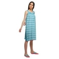 thumbnail image 3 of Moomaya Printed Sleeveless Nightdress For Ladies Button Placket Nightwear, 3 of 6