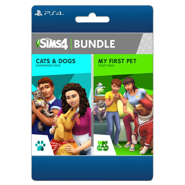Derbeville test Hyret tabe The Sims 4 Cats and Dogs PLUS My First Pet Stuff, Electronic Arts,  Playstation [Digital Download] - Walmart.com