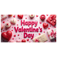 thumbnail image 2 of Happy Valentines Day Backdrop Banner Background Decorations Party Supplies Romantic Props Decor Wedding Anniversary Photobooth Decor, 2 of 4