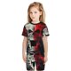 thumbnail image 4 of Balery Red And White Screaming Demon Skull Conjunto de Pijama Infantil de Manga Corta con Estampado – Ropa de Dormir de Algodón Suave-4X-Large, 4 of 4