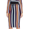 thumbnail image 1 of Rachel Roy Jupe Crayon Multi-Rayures pour Femmes, Multicolore, Très Petit, 1 of 2