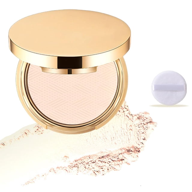 Waterproof Setting Matte Powder Compact, Waterproof Makeup Setting, Controls Shine & Smooths Fine Lines, Lightweight Compact Powder, Long Lasting Oil Control