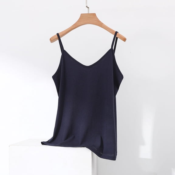 Taylonsss Womens Cotton Linen V Neck Camisole Solid Color Casual Wear Lounge Home Outfit