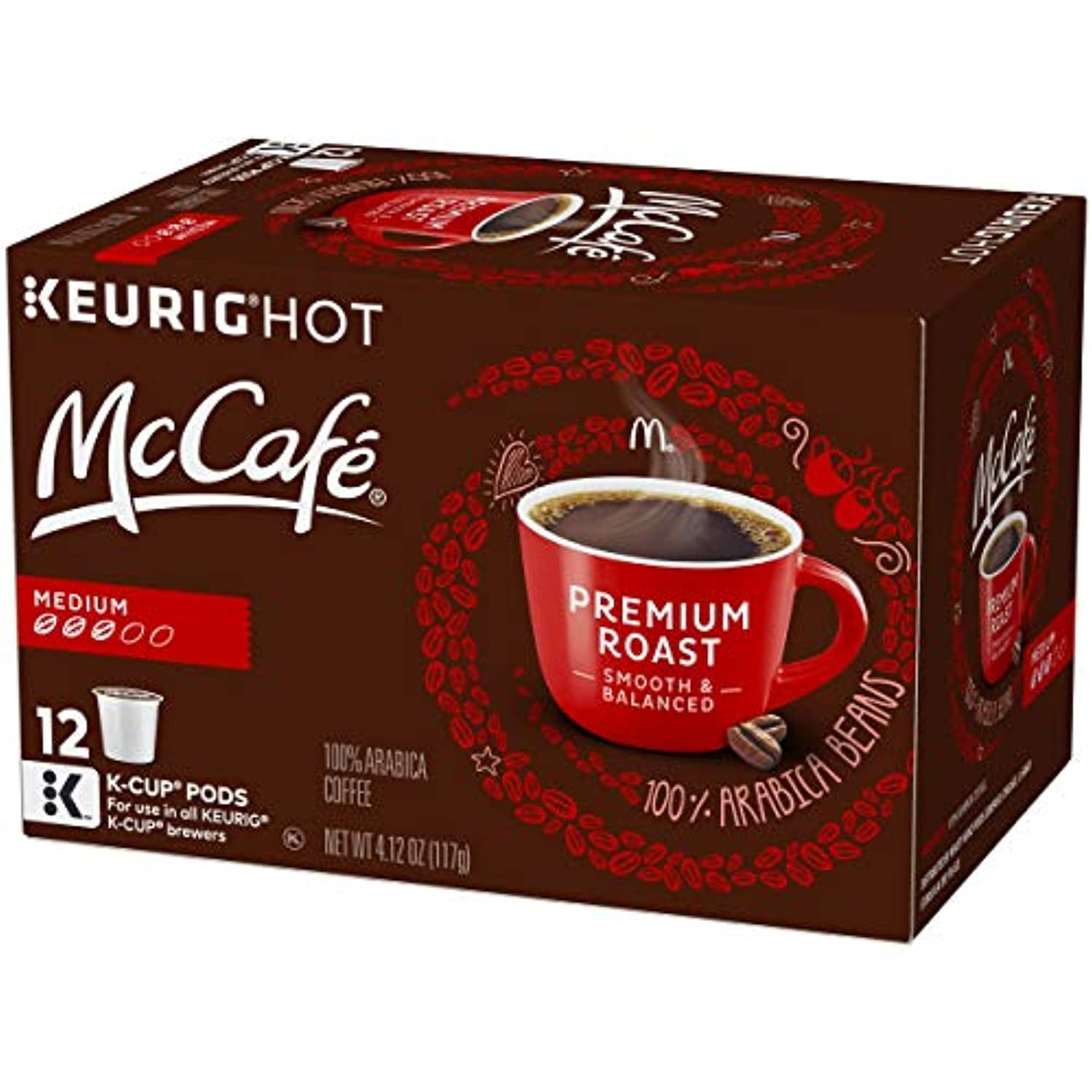 McCafe Premium Roast Keurig K Cup Coffee Pods (12 Count)