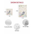 thumbnail image 7 of Easter Kitchen Dish Towels for Drying Dishes Set of 2, Country Rabbit Eggs Botanical Flowers Leaves Waffle Weave Microfiber Hand Tea Bathroom Towels Quick Dry & Absorbent Towel 15.7x23.6, 7 of 7