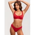 thumbnail image 5 of Sostén DOBREVA Balconette sin Relleno con Aros Talla Grande Rojo 34C, 5 of 5