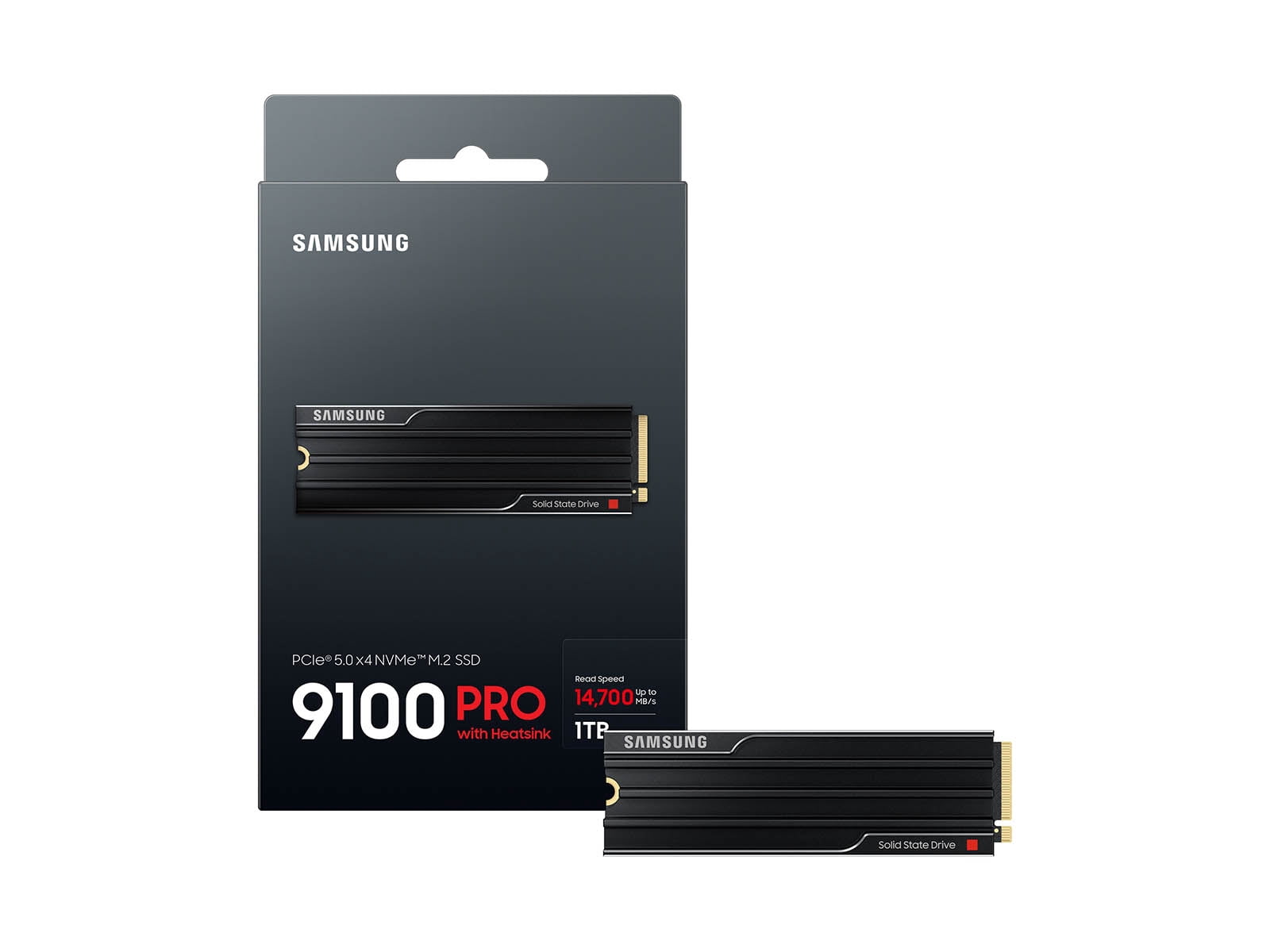 Samsung SSD 9100 PRO with Heatsink 4TB PCIe 5.0x4 M.2 2280