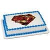 Super Man Symbol -1/4 (Quarter Sheet) Edible Photo Image Cake Decoration