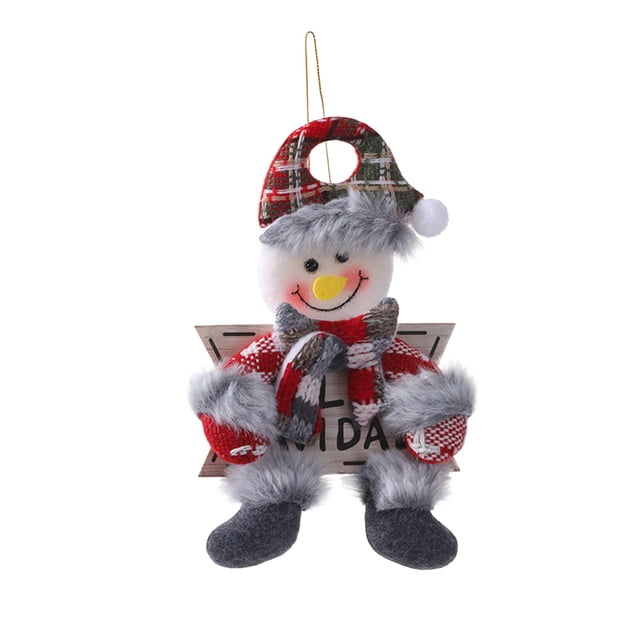 Adornos Navideños Para Personas Mayores Con Pequeños Colgantes De Campanas Adornos Navideños De Tela Para Colgar En El Árbol De Navidad