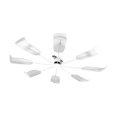 thumbnail image 4 of Deflector ventilación techo para acondicionado central, accesorio para parabrisas acondicionado, reutilizable para hogar y oficina, Hoja transparente de 8 pulgadas, 4 of 8