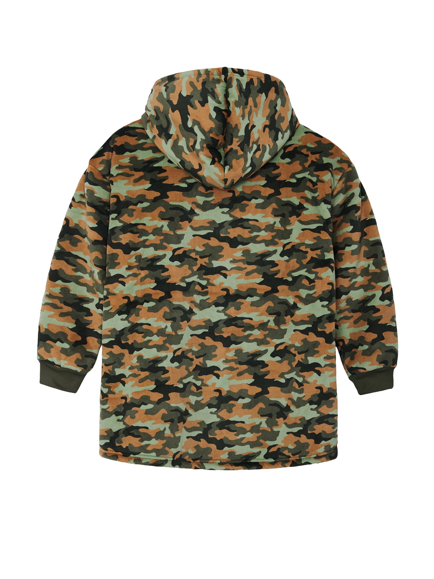 Planet Gold Boys Printed Cozy Sleep Hoodie, One Size